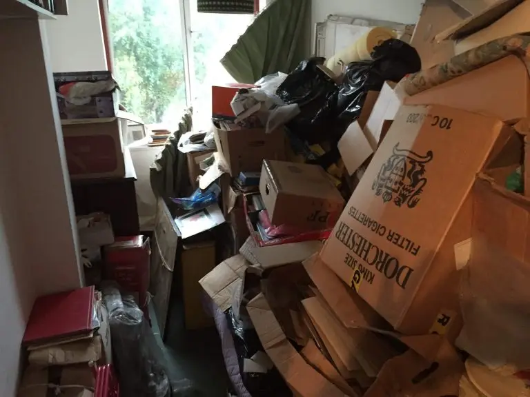 Household Rubbish For Recycling From A House Clearance In Berkshire